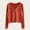 Brick Red, variant on Delayuji Cardigan For Women Spring Trendy Lightweight Soft Thin Solid Color Long Sleeve Open Front Button Down Cardigans Breathable Cover Ups