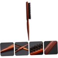 thumbnail image 3 of Cepillo de cerdas con mango de madera y peine para masaje suave del cuero cabelludo, apto para todo tipo de cabello, 24 x 2,7 cm., 3 of 5