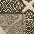 thumbnail image 4 of SAFAVIEH Linden Franco Damask Area Rug, Cream/Brown, 4' x 6', 4 of 7