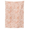 thumbnail image 3 of Ambesonne Camouflage Tablecloth Rectangular Table Cover, Soft Peach Tones, 60"x84", Salmon Peach, 3 of 4