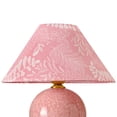 thumbnail image 4 of Deyidn Pink Crackle Glaze Ceramic Table Lamp with Linen Shade, 11.81", Farmhouse Style Decorative Lighting, 4 of 14