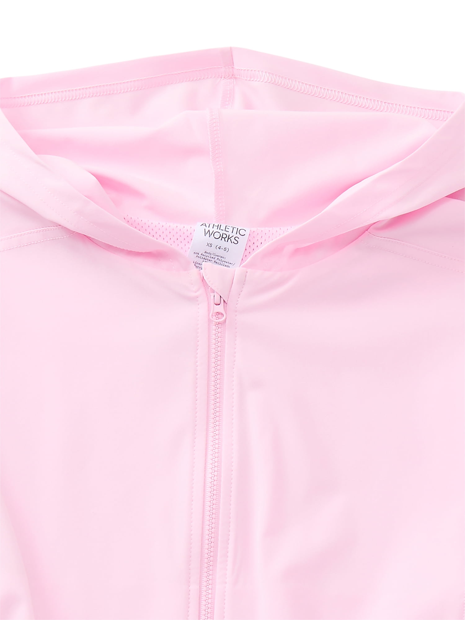 Athletic Works Girls Active Full Zip Woven Jacket, Sizes 4-18