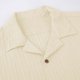 thumbnail image 5 of Mens Casual Manga Corta Botón Abajo Camisas de Color Sólido Suelto Playa Superior Cuello Turndown Blusa de Moda de Verano, 5 of 5
