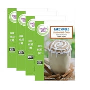 molly&you Snickerdoodle Cookie Microwave Cake Single 4 Pack- Kosher, No MSG- Made in the USA