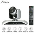 thumbnail image 1 of Aibecy 1080P HD Video Conference Camera 10X Optical Zoom Webcam 3D Noise Reduction 355° Rotation Plug & Play with Remote Control for Video Meetings Training Teaching, 1 of 7