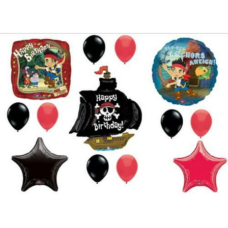 Jake & the Neverland Pirates Birthday Party Balloons Decorations Supplies