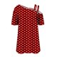 thumbnail image 4 of Tops de Ajuste Suelto para las Mujeres Moda Impresa Doble Suspensión Manga Corta Top Suelto, Blusa Casual Ligera, 4 of 5