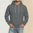 thumbnail image 2 of Men Hoodies Sweatshirts Casual Sports Loose Hoodie With Drawstring Collar Pullover And Men's Hoodie with Pocket, 2 of 7