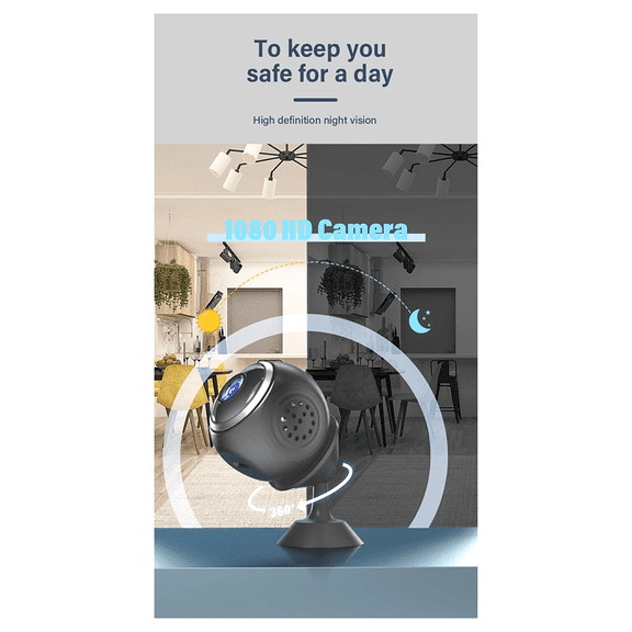 X11 Camera Home Infrared Night Vision Free Plug Wifi Remote Monitoring Smart Camera Wireless Camera,1set x X11 wireless cameras