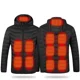 thumbnail image 3 of Chaqueta calefactable de 11 áreas para hombre y mujer, chaquetas calefactoras eléctricas de invierno para exteriores con USB, abrigo térmico deportivo cálido, ropa, chaleco calentable, 3 of 5