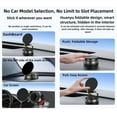 thumbnail image 6 of Vacuum Magnetic Car Phone Holder, 360° Adjustable Magsafe Car Mount with Strong Suction Cup for iPhone Android All Smartphones，Foldable Magnetic Phone Holder for Car/Gym/Mirror/Smooth Surface, 6 of 12