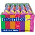 thumbnail image 3 of Mentos Chewy Mint Candy Roll, Rainbow, 1.32 oz Rolls (Bulk Box of 15), 3 of 8