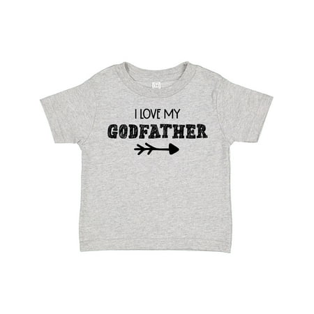 

Inktastic I Love My Godfather with Arrow Gift Toddler Boy or Toddler Girl T-Shirt
