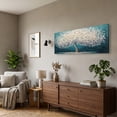 thumbnail image 2 of Large White Trees of Life Canvas Wall Art, Creative Trees Decor Painting Canvas Print for Living Room, Bedroom, Office Decorations, Gifts for Men, 2 of 7