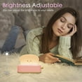 thumbnail image 3 of WEIKE Cute toast light small desk lamp, night lighting, rechargeable, 3 of 6