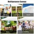 thumbnail image 5 of Costway 10'x20' Canopy Tent Heavy Duty Wedding Party Tent 6 Sidewalls W/Carry Bag, 5 of 11