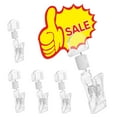 thumbnail image 4 of WRISTBIQUE Price Sign Clip Price Tag Clips Acrylic Merchandise Sign of Sale 10pcs, 4 of 8