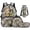 Camo Baseball Bass, variant on Baseball Print Boys 17 Inch Backpack Set, 4 in 1 School Bookbag with Lunch Box, Water Bottle Holder and Pencil Case, Kids School Bag