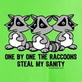 thumbnail image 3 of CafePress - One By One The Raccoons Light T Shirt - Light T-Shirt - CP, 3 of 4