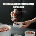 thumbnail image 3 of Langgg Food Storage Container Coarse Rice Fresh-keeping Box Lunch Boxes Meat Vegetables Fruit Kitchen Microwaveable School, 3 of 8