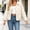 White, variant on Womens Quilted Jacket Lightweight Argyle Puffer Coat Button Down Fall Outerwear with Patch Pockets Collared Casual Winter Shacket Khaki S