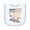 White and Light Blue, variant on Inktastic Auntie's You Say Alpaca My Bags Baby Terry Cloth Bib