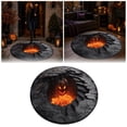 thumbnail image 2 of Halloween Theme 3D Visual Optical Floor Mat,Pumpkin&Lava Pit Hole Design Non- Washable Illusion Round Rugs,for Home,Party,Trick or Treat Entry Decor, 2 of 6