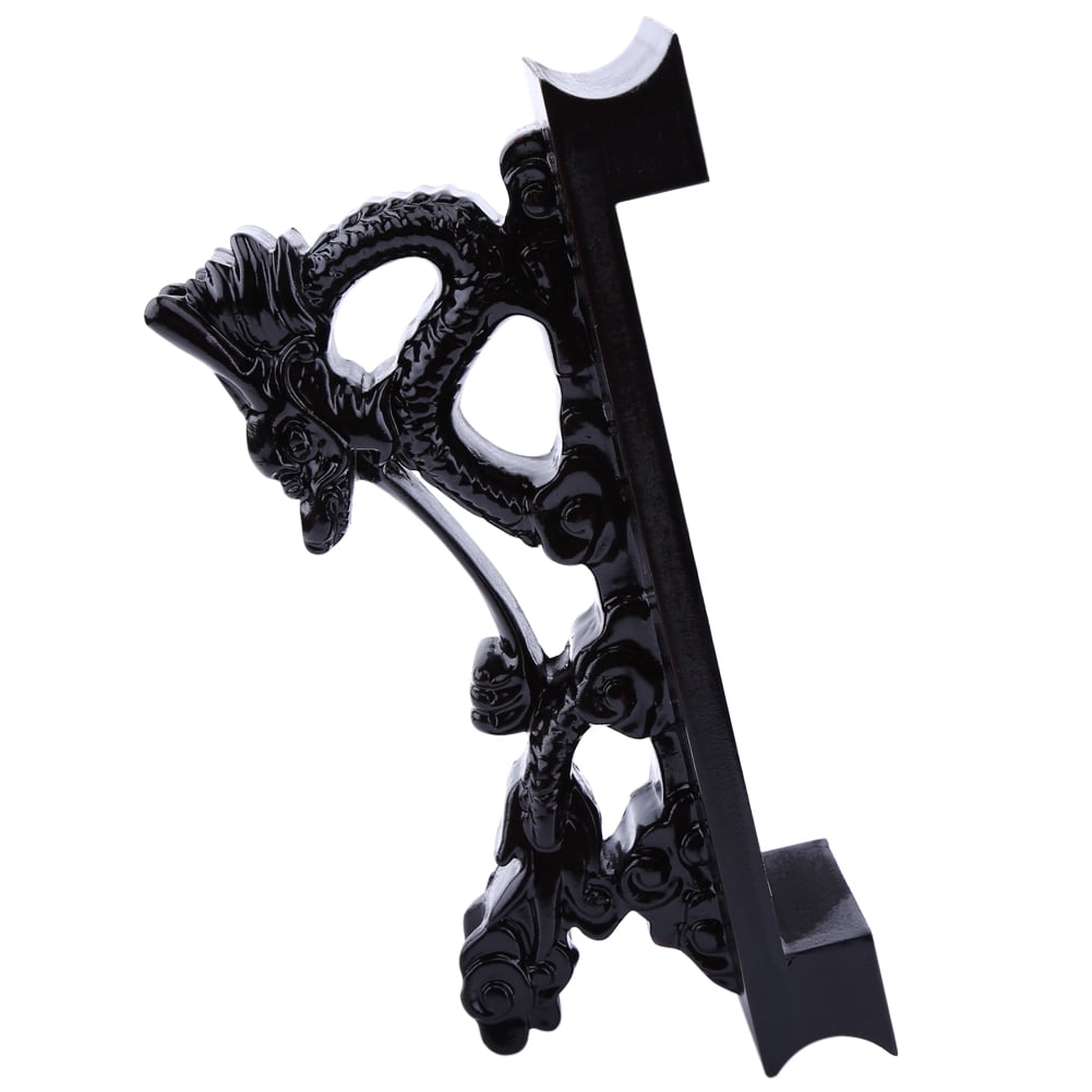 1pc Chinese Dragon Shaped Small Size Samurai Sword Katana Wakizashi Holder Stand Display, Sword Holder, Dragon Display Holder, Wood Holder