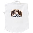thumbnail image 2 of Orange County Choppers - Logo White Denim Juniors Shirt, 2 of 2