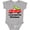 AC-Heather Grey, variant on Inktastic I'll Be Home for Christmas Truck with Tree Boys or Girls Baby Bodysuit
