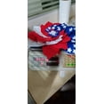 thumbnail image 2 of Couronne Patriotique de 17,7 Pouces pour Porte d'Entrée, Couronne de Drapeau en Maille Poly Rouge Blanc Bleu, Décoration Résistante aux Intempéries pour la Journée des Anciens Combattants, le Jour du Souvenir, le 4 Juillet, Décoration Quotidienne pour la Maison, 2 of 4