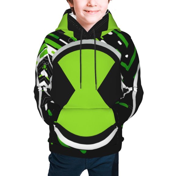 Youth Cartoon Hoodie Fashion Long Sleeve Kids Pullover Coat Casual Hoody Hooded Sweatshirts for Boys Girls