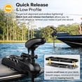 thumbnail image 2 of 1854023 MKA-23 for Minn Kota Quick Release Bracket Fits Ultrex Fortrex Maxxum Edge Trolling Motors, for All Terrain Bow Mount, for Minn Kota Trolling Motor Mount$$, 2 of 8