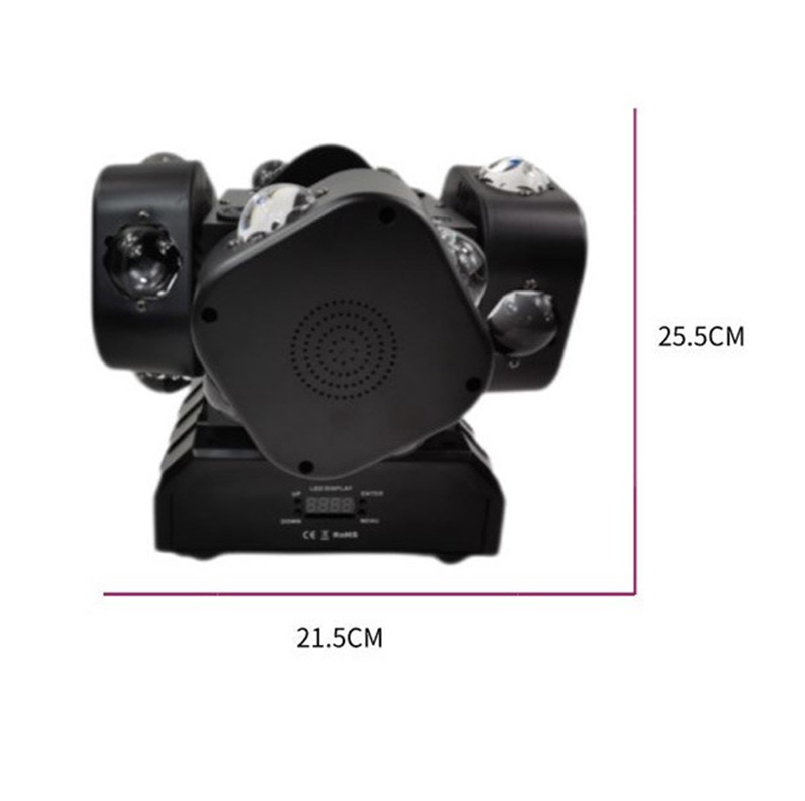 Rotating Beam Moving Head Light RGBW 4in1 Led With Strobe Effects Stage Lighting For DJ Disco Club Music Party