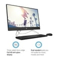 thumbnail image 3 of HP 27 inch All-in-One Desktop PC, AMD Ryzen 5 5625U, 8GB RAM, 512GB SSD, Jet Black, Windows 11 Home, 27-cb1113w, 3 of 7