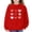 Red, variant on UACY Valentine Sweatshirts for Girls, Heart Print Oversized Sweatshirt Long Sleeve Tops Crewneck Preppy Pullover (Green, 13-14 Years)
