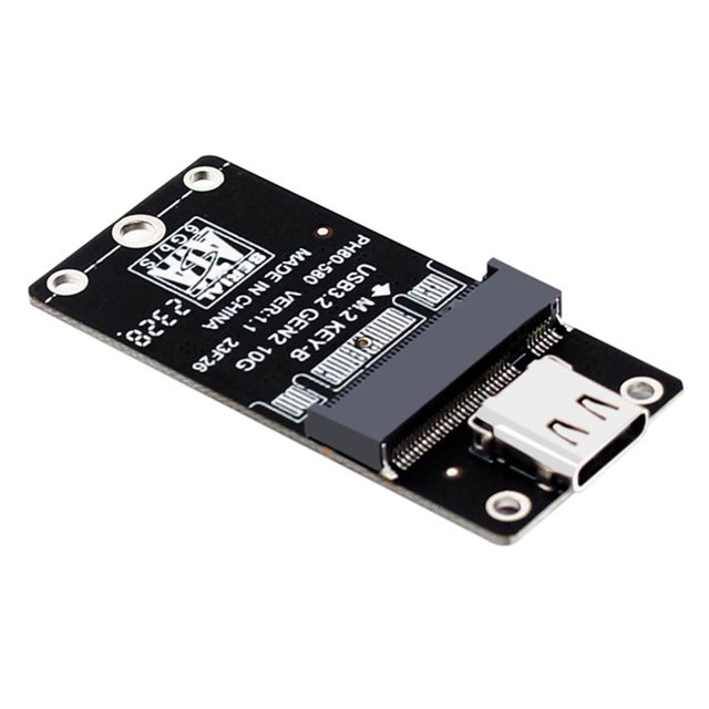 Tarjeta adaptadora NGFF a USB 3,2 tipo C M.2 B Key M2 NGFF SSD adaptador compatible con M2 SSD