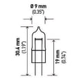 thumbnail image 2 of Hella 891 T3.25 Halogen Bulb 12V 8W G4, 2 of 3