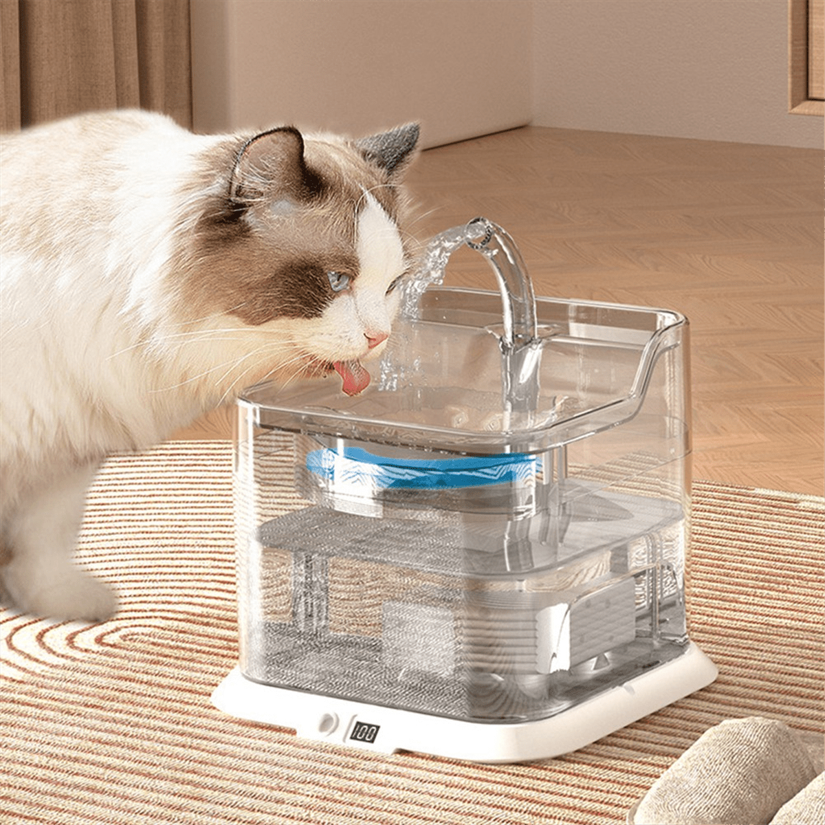 3L Smart Cats Water Dispenser Automatic Sense Dog Pet Water Drinker Dispenser Pets Dog Cats Drinking Fountain