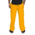 thumbnail image 3 of Victorious Men's Heavyweight Fleece Relaxed Lounge Cargo Sweatpants - Neon Yellow - Small, 3 of 6