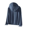thumbnail image 5 of JoveMarine Men and Women UPF 50+ Sun Protection - Lightweight Fishing Shirts for Men Long Sleeve Zip Up Hoodie Couple Skin Sun Protection Breathable Water Resistant Workwear,Dark Gray M, 5 of 7