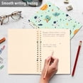 thumbnail image 4 of FORMRS 1-Subject Spiral Notebook 8" x 5" College Ruled 60 Refillable Sheet A5 Hard Cover, 2 Pack, Space Patterns, 4 of 7