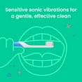 thumbnail image 3 of Quip Sonic cepillo de dientes para niños con temporizador - Incluye cabezal de cepillo adicional y soporte de cubierta de viaje - eléctrico, cabezal de recambio de cerdas suaves, mango de goma, duraci, 3 of 5