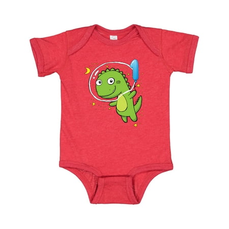 

Inktastic Dinosaur Astronaut 1st Gift Baby Boy or Baby Girl Bodysuit