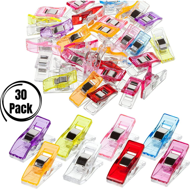 25/50/100/150Pcs Sewing Clips with Box Plastic Clips Fabric Clamps