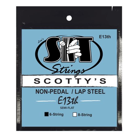 SIT Strings SC6E13TH Scotty's Lap Steel E13th Silencer Semi-Flat Nickel (6-string)