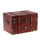 thumbnail image 1 of Caja de regalo de madera para joyería de 2 capas para guardar joyas, pendientes y anillos - B segundo, 1 of 9
