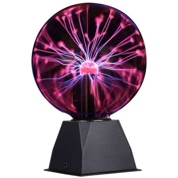 Lampe tactile à boule de plasma magique avec lumière plasma à atmosphère  LED sensible au son