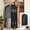 Black-A, variant on Litrail Clear Waterproof Garment Bag - 51in with Side Zipper & Hanger Hole, Dustproof for Suits Dresses