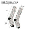 thumbnail image 4 of Sikiie Christmas Elements 1 Pairs Compression Socks for Men and Women 15-20 mmHg Running Support Socks, 4 of 7